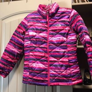 Girls North Face coat. Size L 14/16
